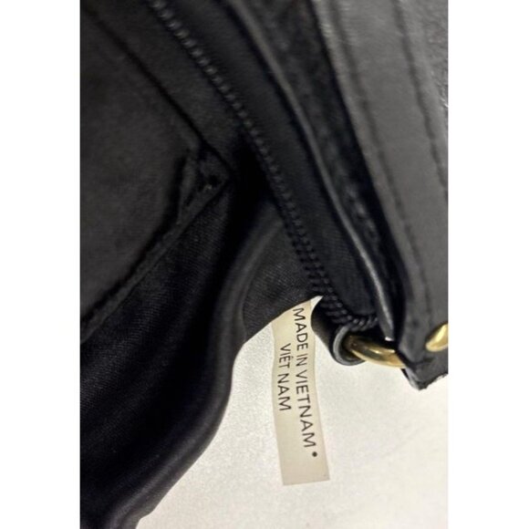 Small Black Coach Crossbody With Snakeskin Accents‎ - Picture 5 of 5